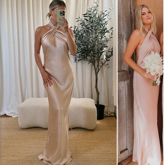 Show Me Your Mumu- Jasmine Halter Maxi Dress - Picture 4 of 4